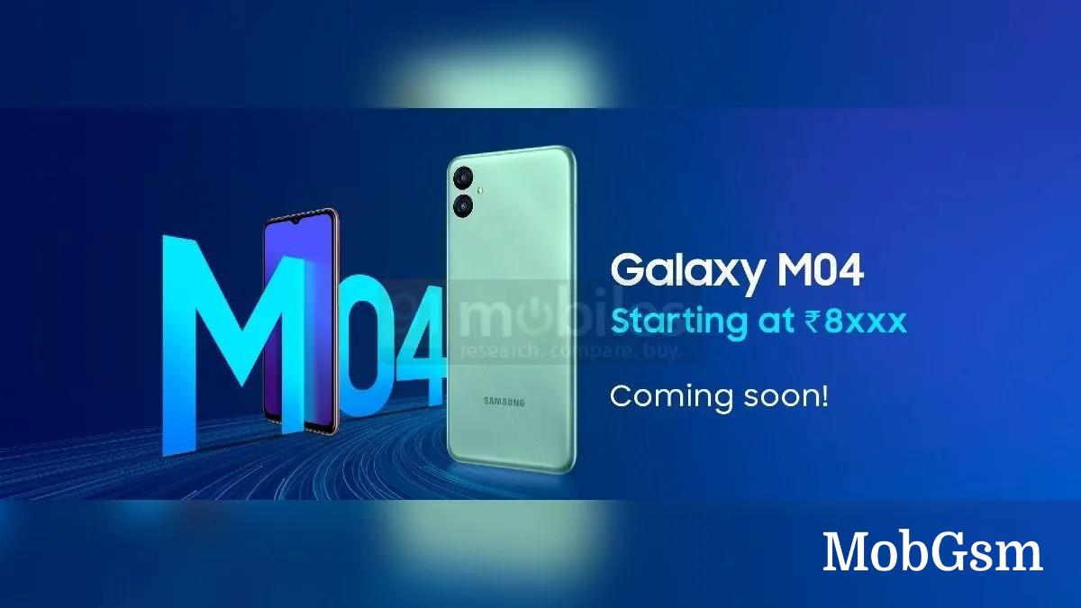 Samsung Galaxy M04 is on its way to India, price leaks