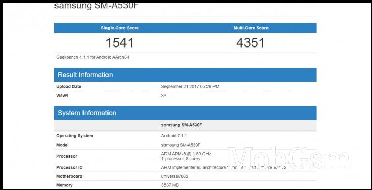 Samsung Galaxy A5 (2018) spotted with Exynos 7885 chipset