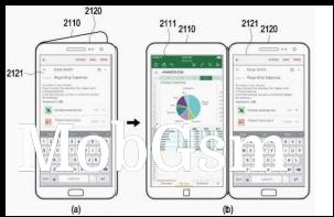 Using each of the two screens for different apps