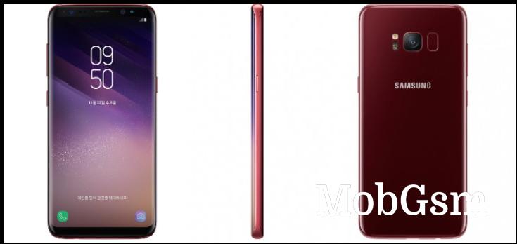 Samsung officially launches Burgundy Red Galaxy S8