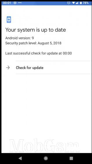 Google Pixel 2 Android Pie update