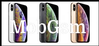 iPhone Xs in three color versions: Silver, Space Gray and Gold