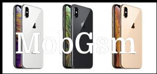 iPhone Xs in three color versions: Silver, Space Gray and Gold