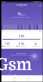 Last sleep cycle