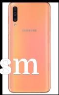 Samsung Galaxy A50 in Coral