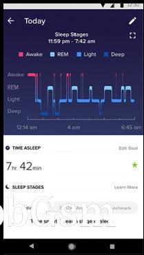 Fitbit app with the Inspire band