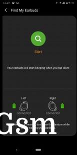 Screenshots of Galaxy Wear app