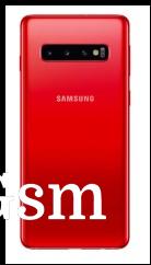 Samsung Galaxy S10 in Cardinal Red