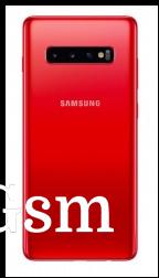 Samsung Galaxy S10+ in Cardinal Red