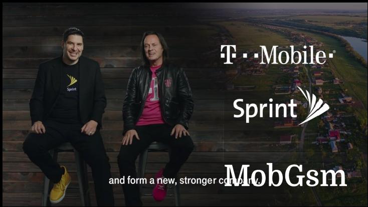 Sprint CEO, Marcelo Claure and T-Mobile CEO, John Legere during the carriers