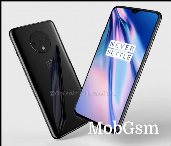 Leaked render of the OnePlus 7T