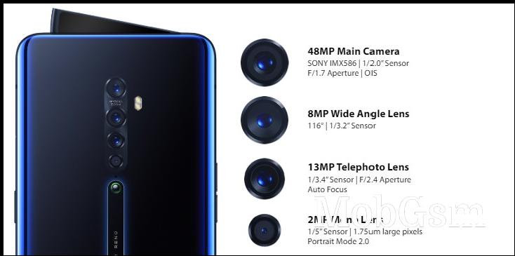 Oppo Reno2, Reno2 Z and Reno 2 F announced with quad cameras all around