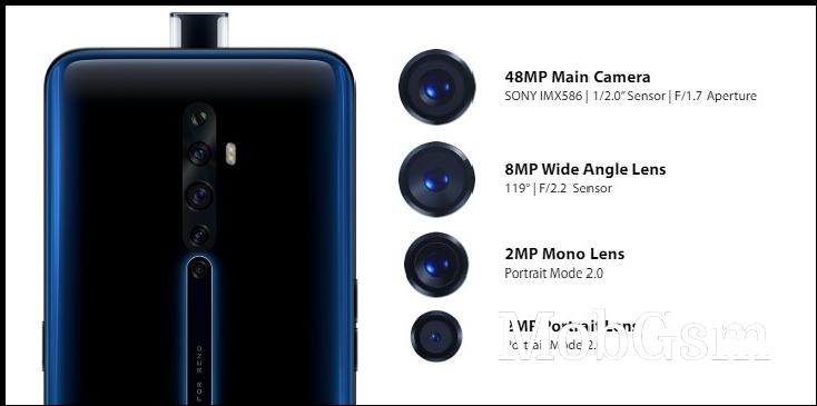 Oppo Reno2, Reno2 Z and Reno 2 F announced with quad cameras all around