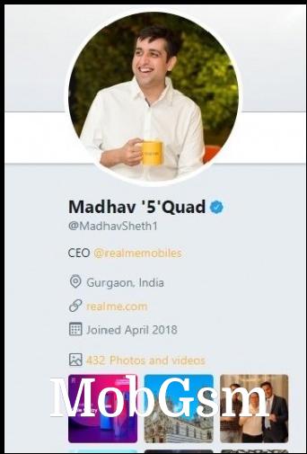 Madhav Sheth changes his Twitter name to Madhav 