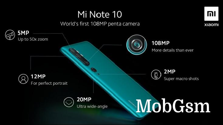 Xiaomi Mi Note 10