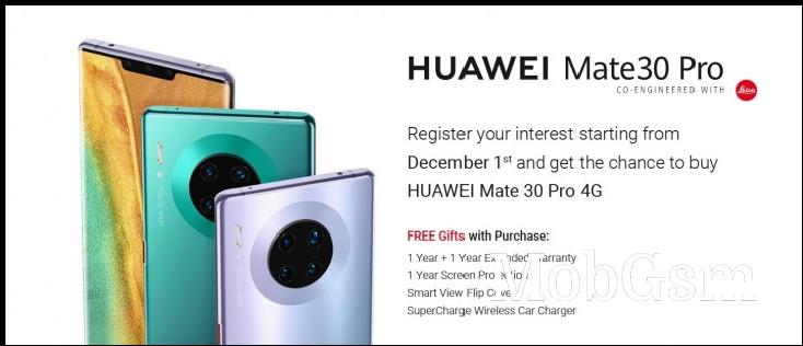 Huawei Mate 30 Pro arriving in UAE, pre-orders begin on December 1