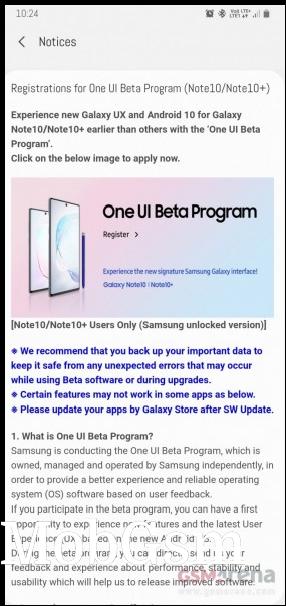 Samsung Galaxy Note10 series gets Android 10-based One UI 2.0 beta in India
