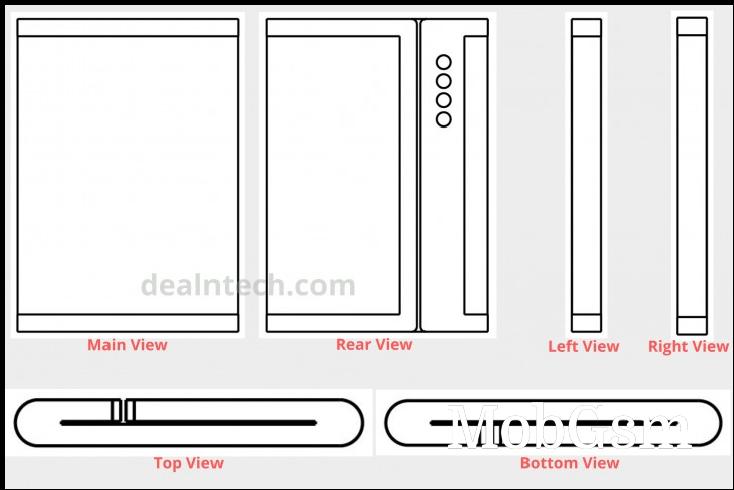 Xiaomi’s latest patent shows a foldable phone with quad-cameras