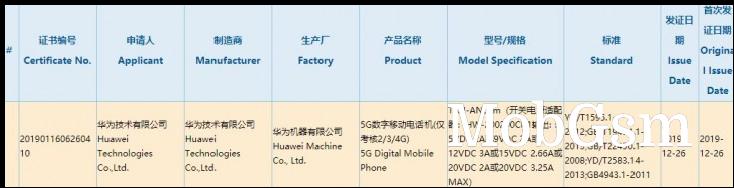 Huawei Mate Xs gets 3C certification, will have 65W charging