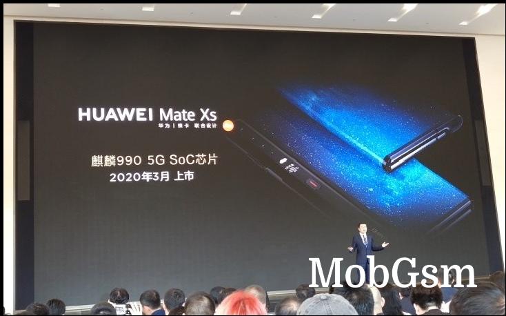 Revised Huawei Mate X with Kirin 990 and improved hinge coming MWC 2020