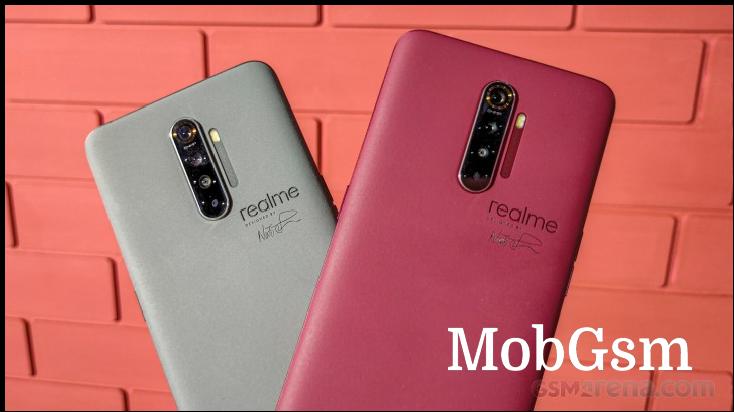 Realme X2 Pro Master Edition in Concrete and Red Brick colors