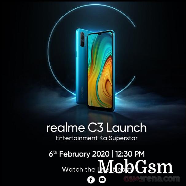 Realme C3 launch date announced