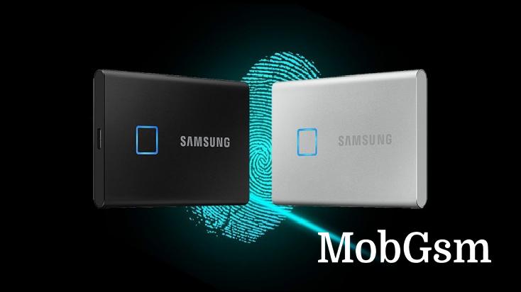 Samsung made a fingerprint-secured portable SSD