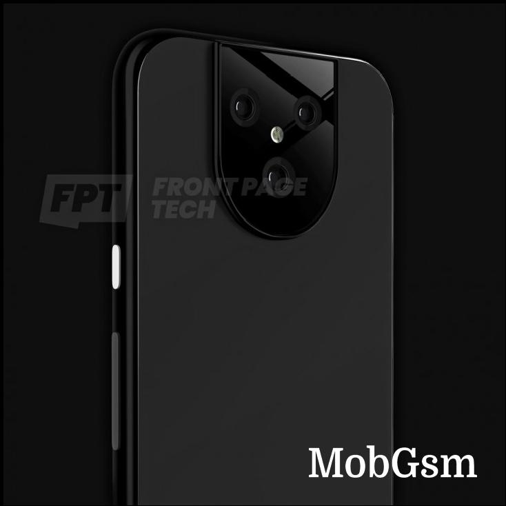 Alleged render of the Google Pixel 5 XL leaks with a unique triple-camera setup