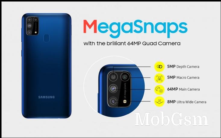 Samsung Galaxy M31 goes official with quad cameras, 6,000mAh battery and Android 10