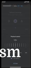 Playback settings