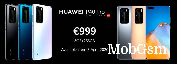 Huawei P40 unveiled with 50MP camera, P40 Pro adds 90Hz panel,  5x tele cam