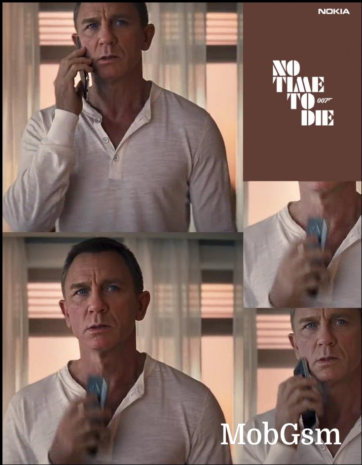 Screengrabs from new Bond trailer show the Nokia 8.2 5G