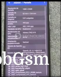 Pixel 4a specs as reported by AIDA64