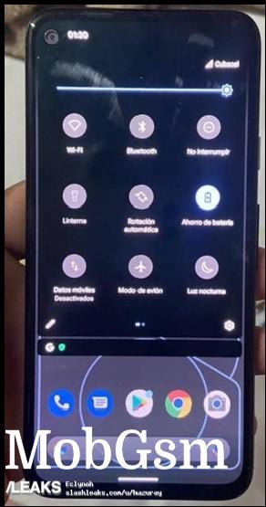 Leaked live images of Pixel 4a