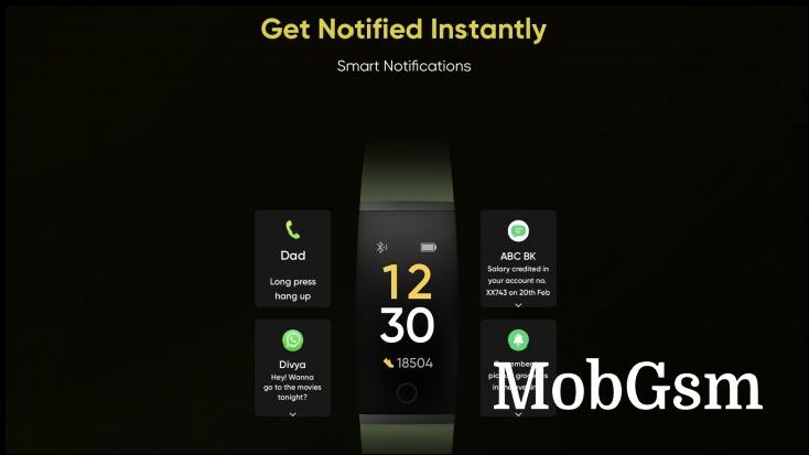 Realme Band unveiled with HR monitoring, notifications and 10 day battery life