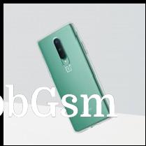 OnePlus 8 with transparent bumper case