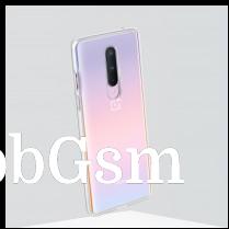 OnePlus 8 with transparent bumper case