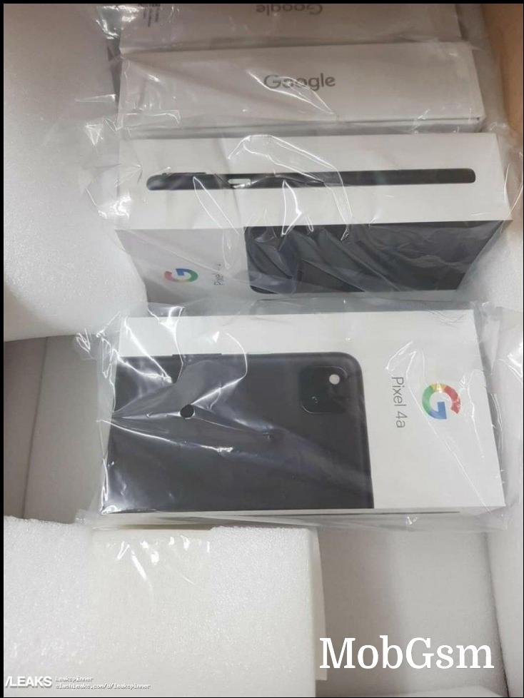 Google Pixel 4a retail packaging revealed in new leak