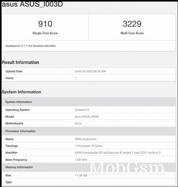 Asus ROG Phone III 12GB RAM variant surfaces on Geekbench