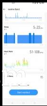 Realme Band settings in Realme Link app