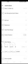 Realme Band settings in Realme Link app