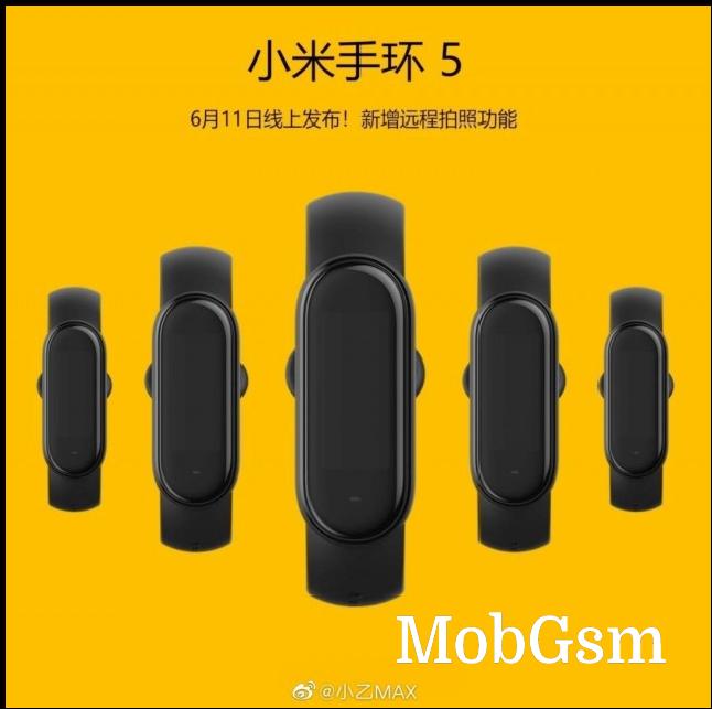 Xiaomi Mi Band 5 coming on June 11 with camera remote feature