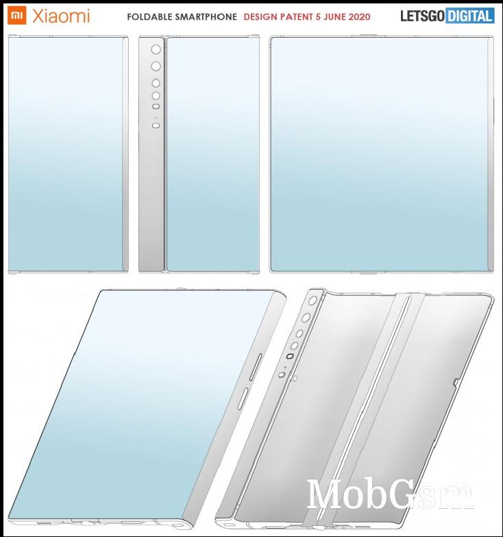 Xiaomi patents folding phone that looks a lot like the Huawei Mate X