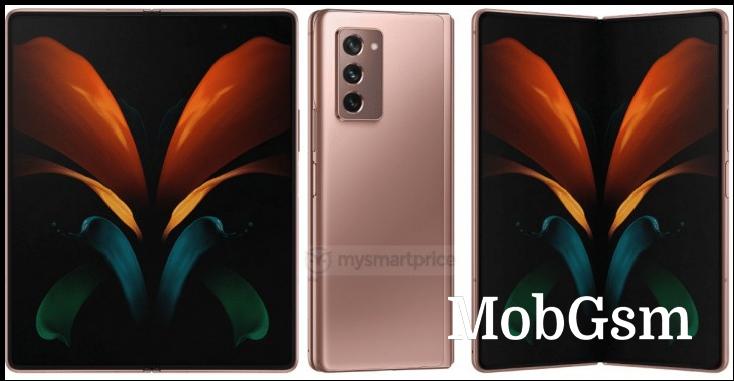 Samsung Galaxy Z Fold 2 5G press renders leak