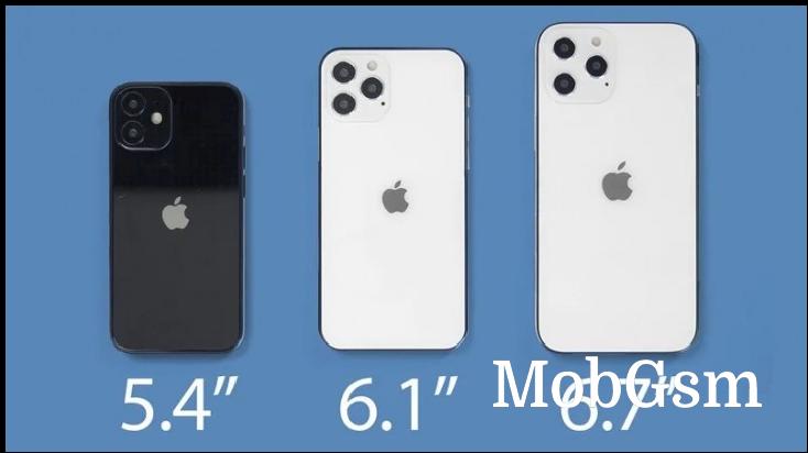 The two 6.1-inch iPhone 12 will launch first, 5.4