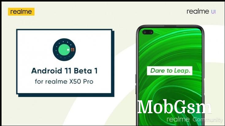 Realme X50 Pro starts recruiting testers for Android 11 Beta