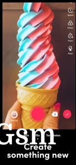 TikTok interface