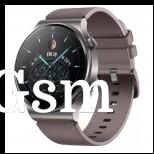 Huawei Watch GT2 Pro with leather strap