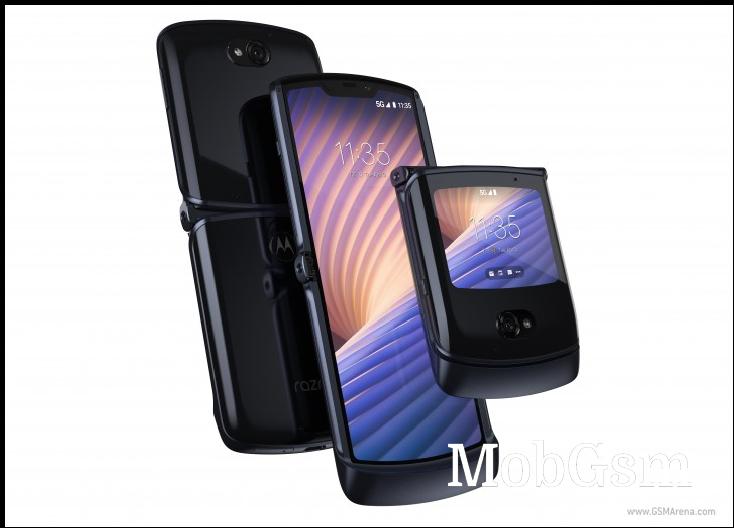 Motorola Razr 5G in Polished Graphite