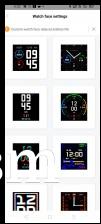 Custom watch faces available on Amazfit